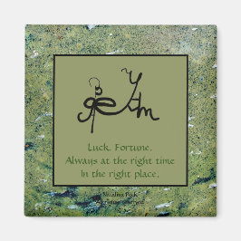 Tur och Fortune Sigil Art Card Magnet