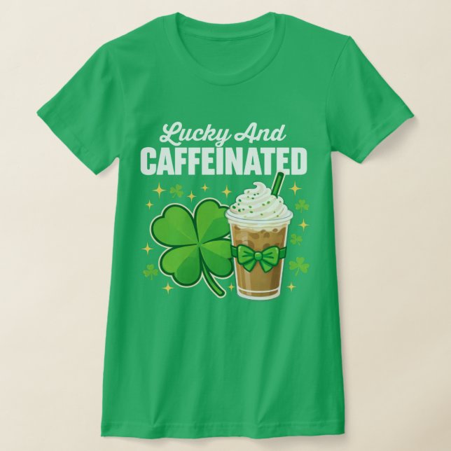 Tur och Kaffeinad Shamrock T Shirt (Laydown)