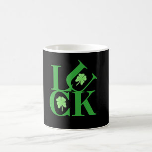 Tur och Shamrocks-kaffe Kopp