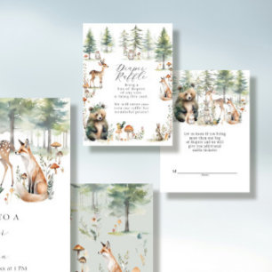 Tur- och skogsskog med dagbrott Raffle Tilläggskort