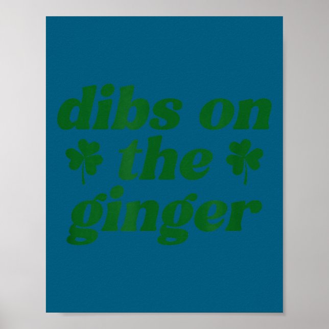 Tur på ingefäran st patricks dag irländska ingefär poster (Framsidan)