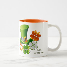 Tur på irländarna. St. Patrick's Day Gift Två-Tonad Mugg
