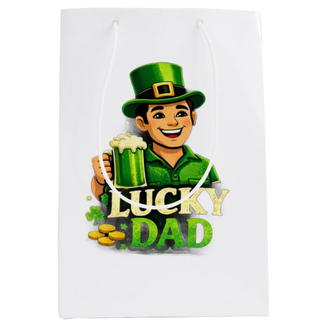 Tur papa – St. Patricks dag klöverdesign (Framsidan)