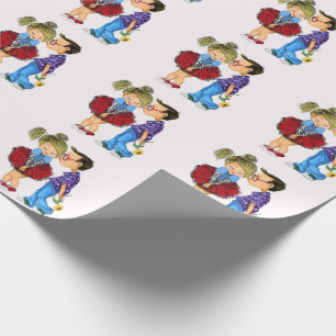 Tur par Alla hjärtans dag Papper Presentpapper