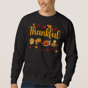 Tur Pumpkin Spice Turkey Fall Kaffe Hösten Th Lång Ärmad Tröja