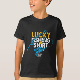 Tur Shirt För Lycklig Fiske Blöt Inte För En Fiska T