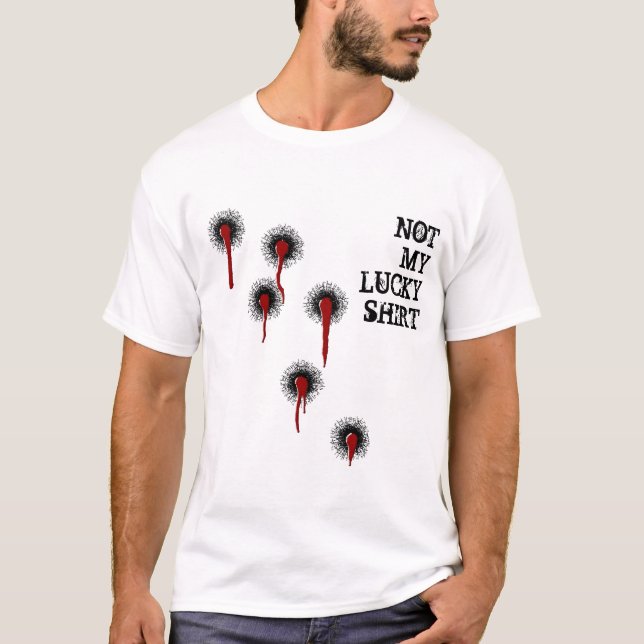 Tur Shirt Kullhål Rollig T-Shirt Humor (Framsida)