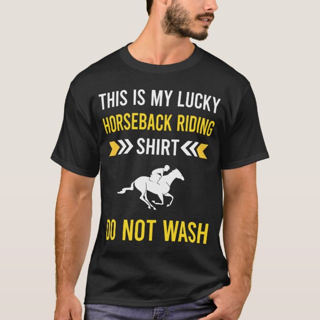 Tur Shirt Ridning Häst Ridning T (Framsida)
