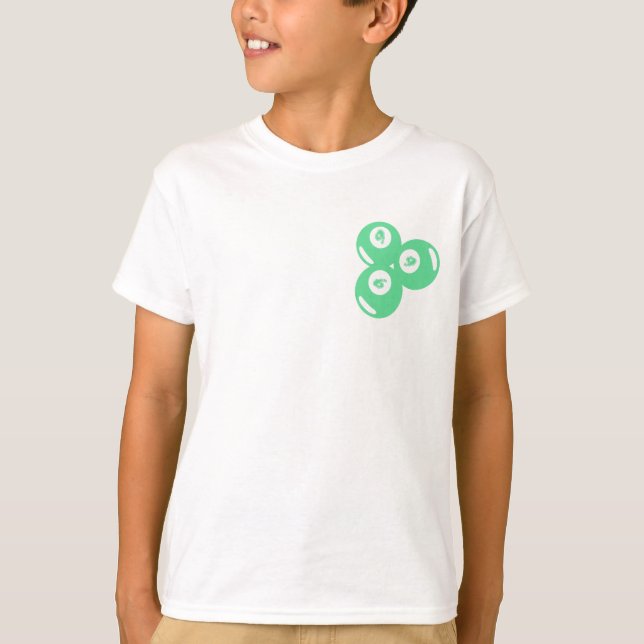 Tur siffra 9 turkosa bollar t shirt (Framsida)