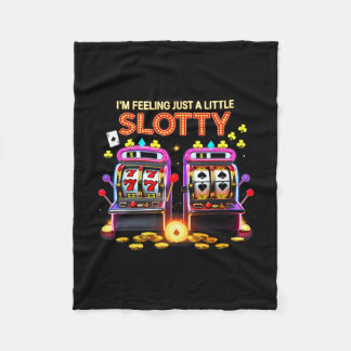 Tur Slot Machine Casino Las Vegas Spelälskare Fleecefilt