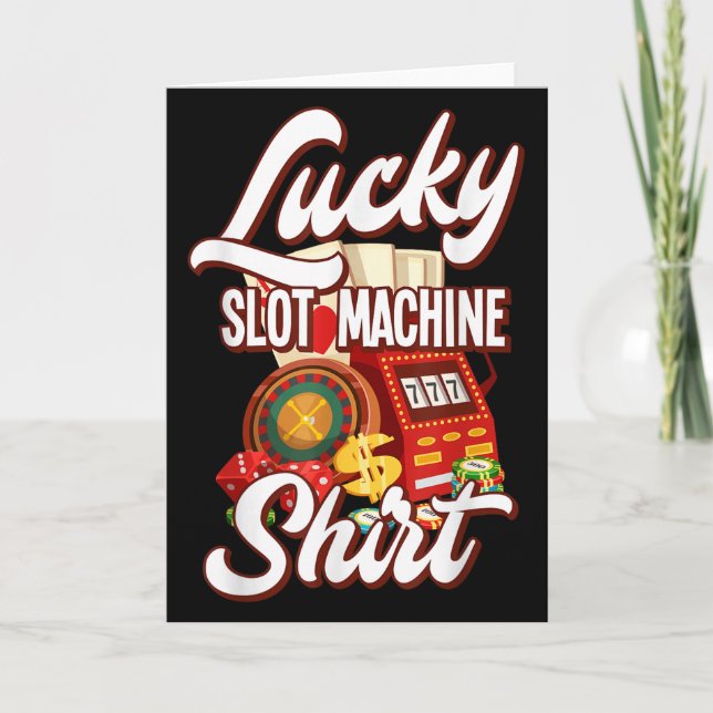 Tur Slot Machine Kasino Las Vegas Spelande  Kort (Framsida)