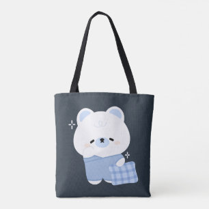 Tur Sömnig Polar Bear Tygkasse