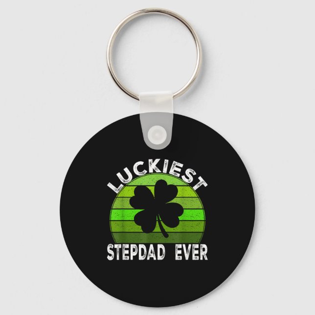 Tur stegpappa shamrocks tur St. Patrick's Day  Nyckelring (Framsida)
