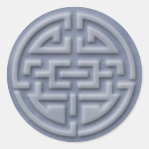 tur-symbol runt klistermärke