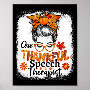 Tur Tal-terapiströrelsesymtomatisk Thanksgiving Poster