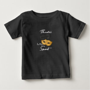 Tur teater Mask Gift för kvinnliga skådespelare T Shirt