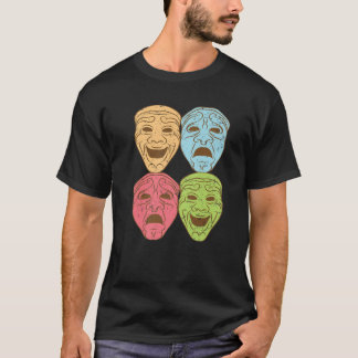 Tur teaterdesign Manar Kvinnor i teatermasken Broa T Shirt