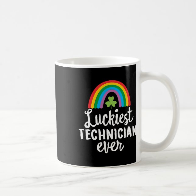 Tur tekniker någonsin St Patrick Day Shamrocks  Kaffemugg (Höger)