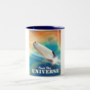 Tur The Universe Space Art. Två-Tonad Mugg