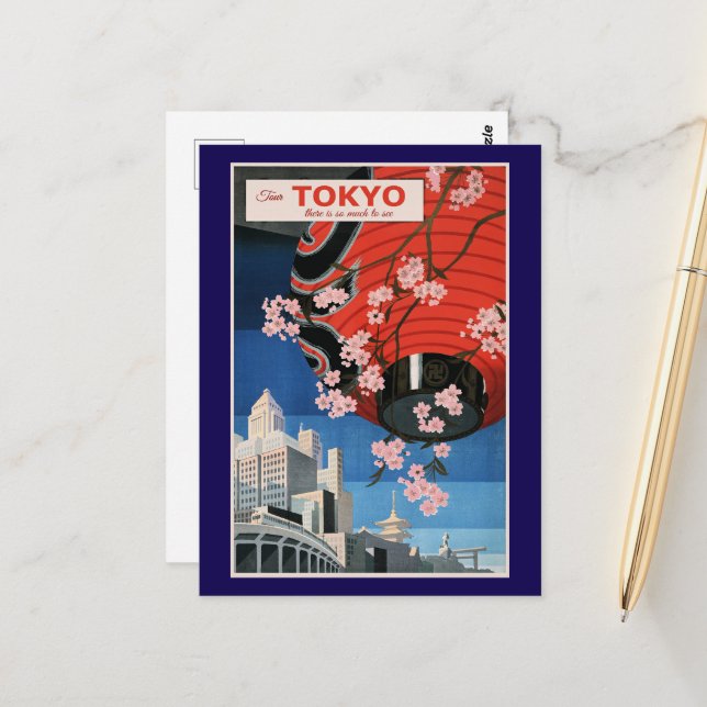 Tur Tokyo, Japan, resposter, Vykort (Fram/Back In Situ)