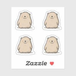 Tur vattenfärgstreck klistermärken