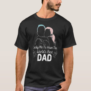 Tur vill jag ha världens bästa Pappa-Far-Daugh T Shirt