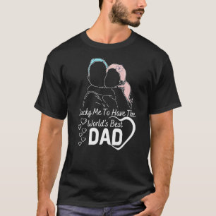 Tur vill jag ha världens bästa Pappa-Far-Daugh T Shirt