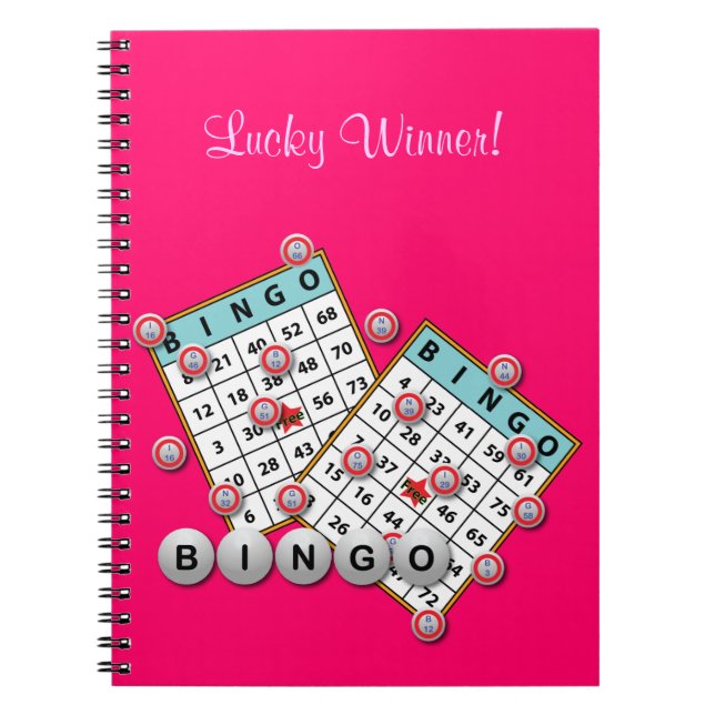 Tur Vinnare Bingo Tema Anteckningsbok (Framsidan)