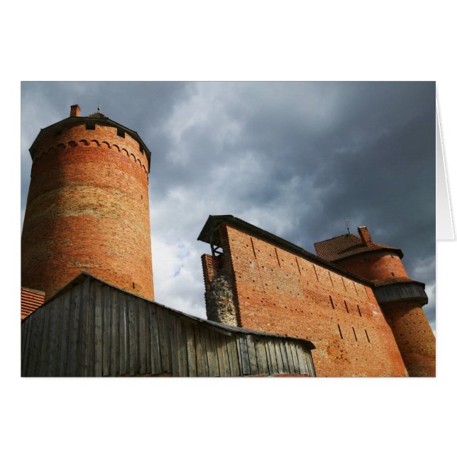 Turaida slott, Sigulda, Lettland Hälsningskort (Framsidan Horizontal)