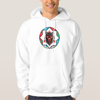 Turan Black Wolf Unity Design Hoodie