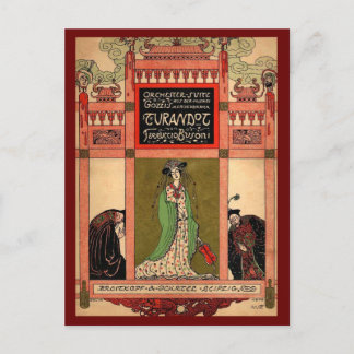 Turandot, Puccini Opera Vykort