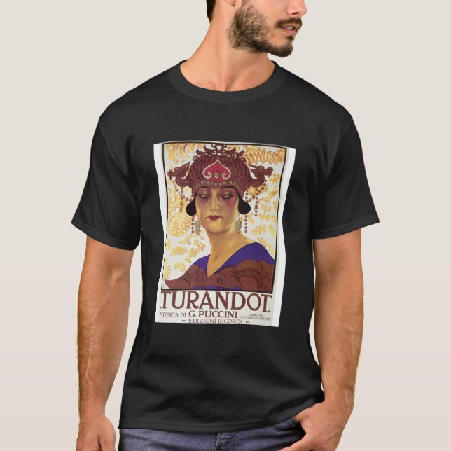 Turandot Vintage Graphic T Shirt (Framsida)