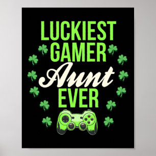 Turast lyckosamma spelar-tant någonsin Gamepad-tan Poster