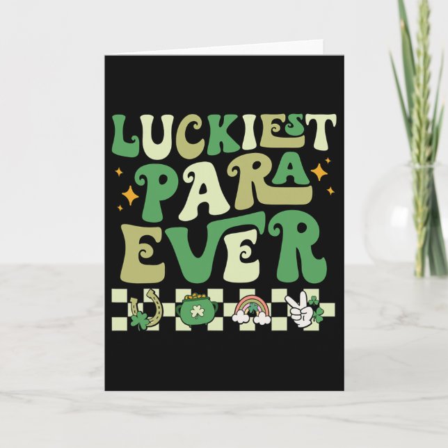 Turast möjliga assistent St Patrick's Day assisten Kort (Framsida)