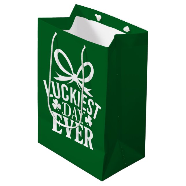 Turaste Dag Nånsin St Patricks Dag Irländsk Lucky  (Framsidan Vinklad)