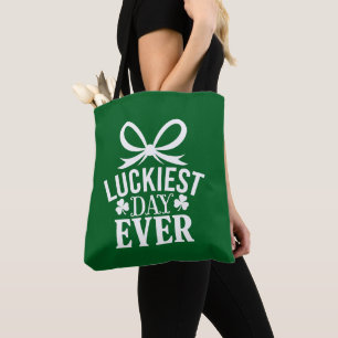 Turaste Dag Nånsin St Patricks Dag Irländsk Lucky Tygkasse