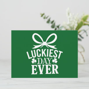Turaste dagen någonsin St Patricks Day Irländsk Lu Inbjudningar