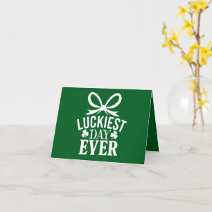 Turaste dagen någonsin St Patricks Day Irländsk Lu Kort
