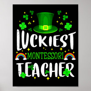 Turaste montessoriläraren st patricks day poster