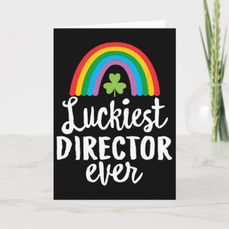 Turaste regissör någonsin St Patrick Day Shamrocks Kort
