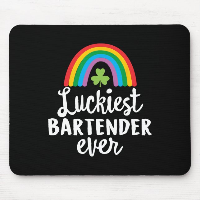 Turaste Rtender Någonsin St Patrick Day Shamrocks  Musmatta (Framsidan)