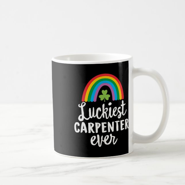Turaste snickaren någonsin St Patrick Dag Shamrock Kaffemugg (Höger)
