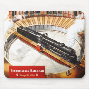 Turbin Mousepad för Pennsylvania järnvägånga Musmatta