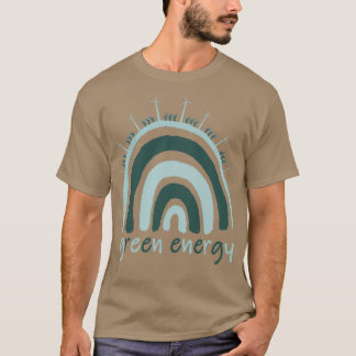 Turbiner och sola för vind av förnybar energi t shirt