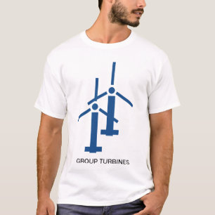 Turbinerna för flygplansdiagram i Luft T Shirt