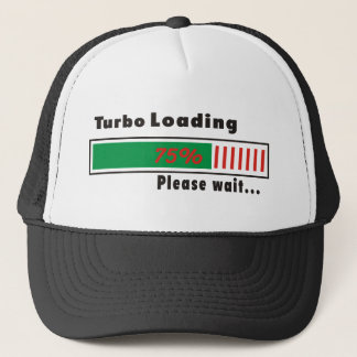 Turbo att ladda behar väntan keps