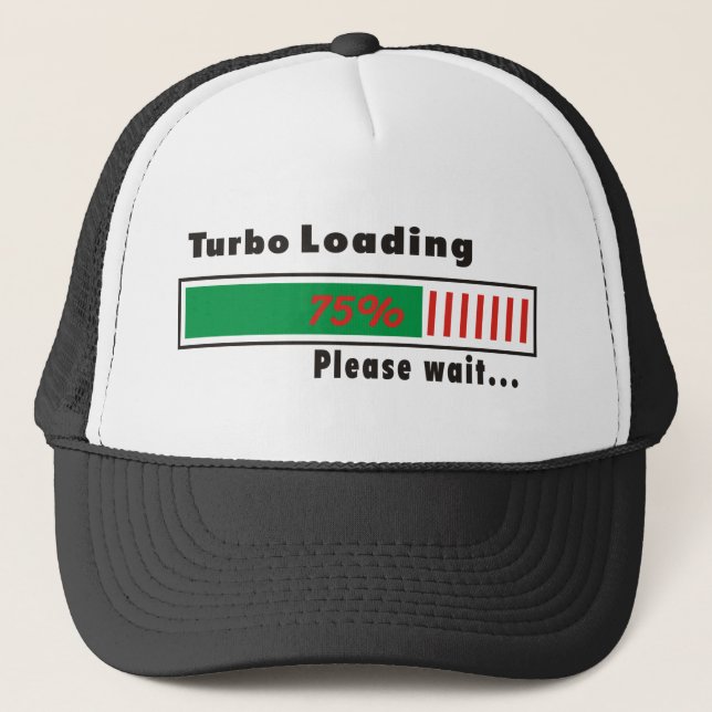 Turbo att ladda behar väntan keps (Framsida)