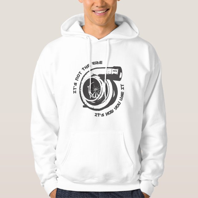 Turbo bilHoodie Hoodie (Framsida)