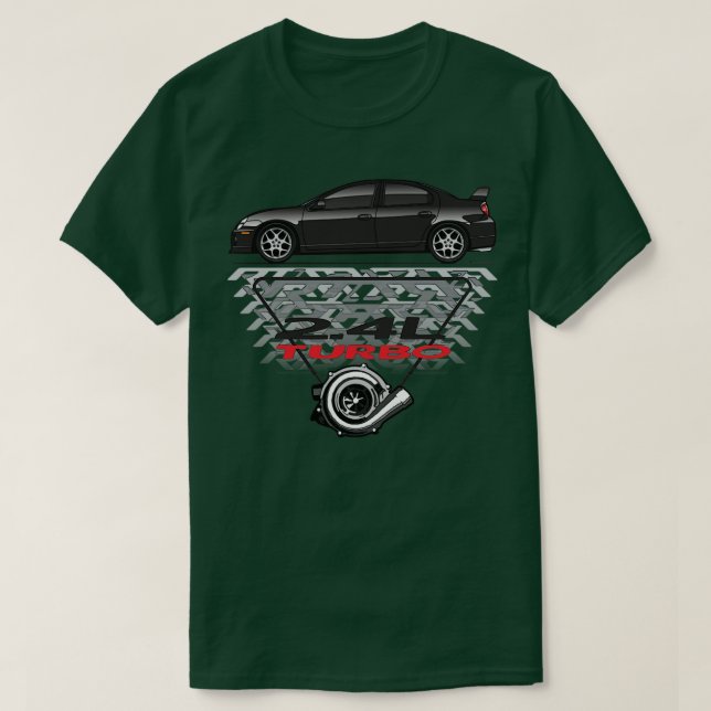 Turbo Black T Shirt (Design framsida)