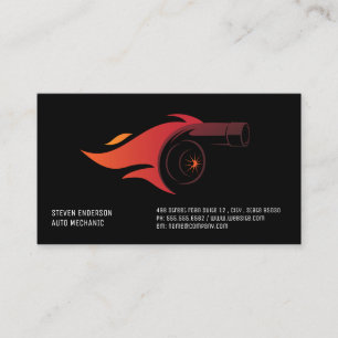 Turbo Fire Visitkort